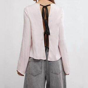 Free People - Arabella Blouse in pink apple blossom